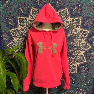 NWOT Neon Pink Under Armour Hoodie